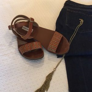Steve Madden leather studded sandals